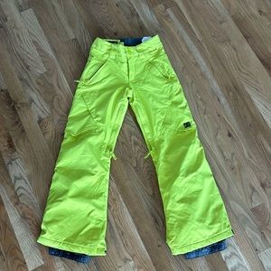 kids ski pants size s